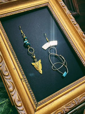 "Aria A" Earrings - Turquoise