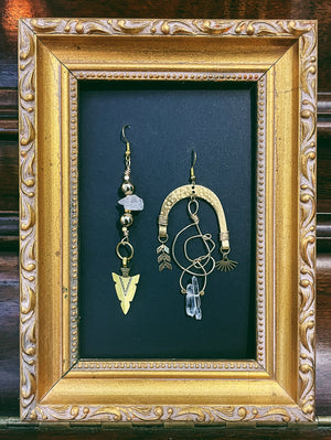 "Bijoux C" Earrings - Quartz Crystal