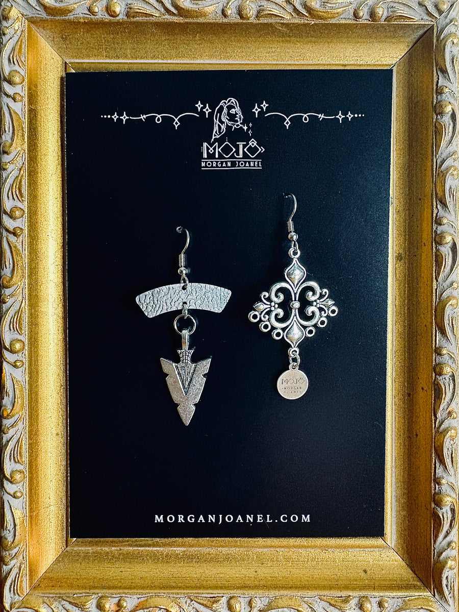 "Astra II" Earrings - Silver