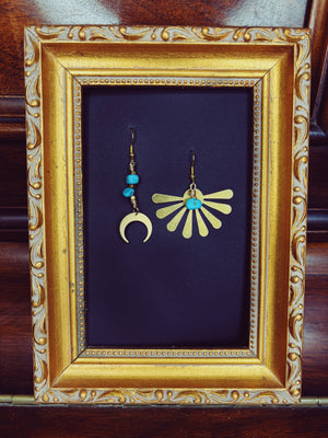 "Aria K" Earrings - Turquoise