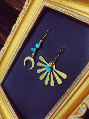 "Aria K" Earrings - Turquoise