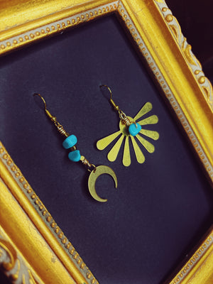 "Aria K" Earrings - Turquoise