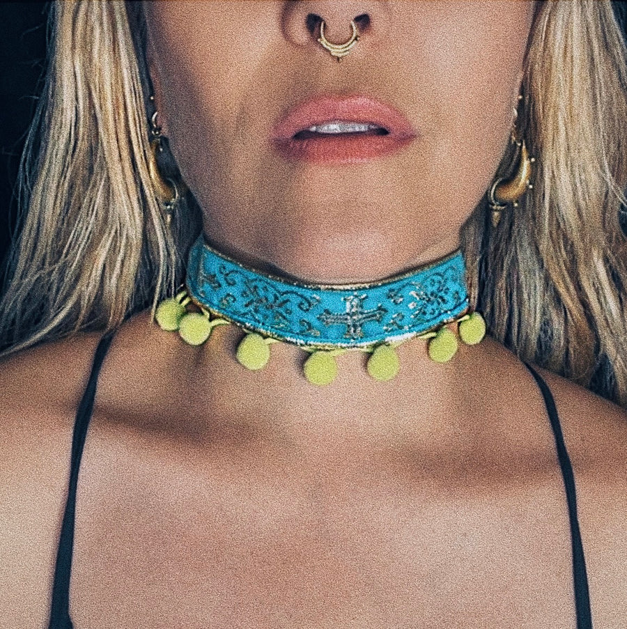 Gypsy Choker | Blue