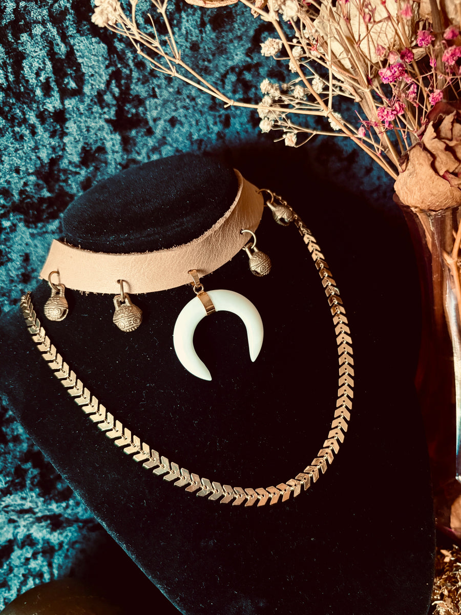 The White Magic Choker (Tan)