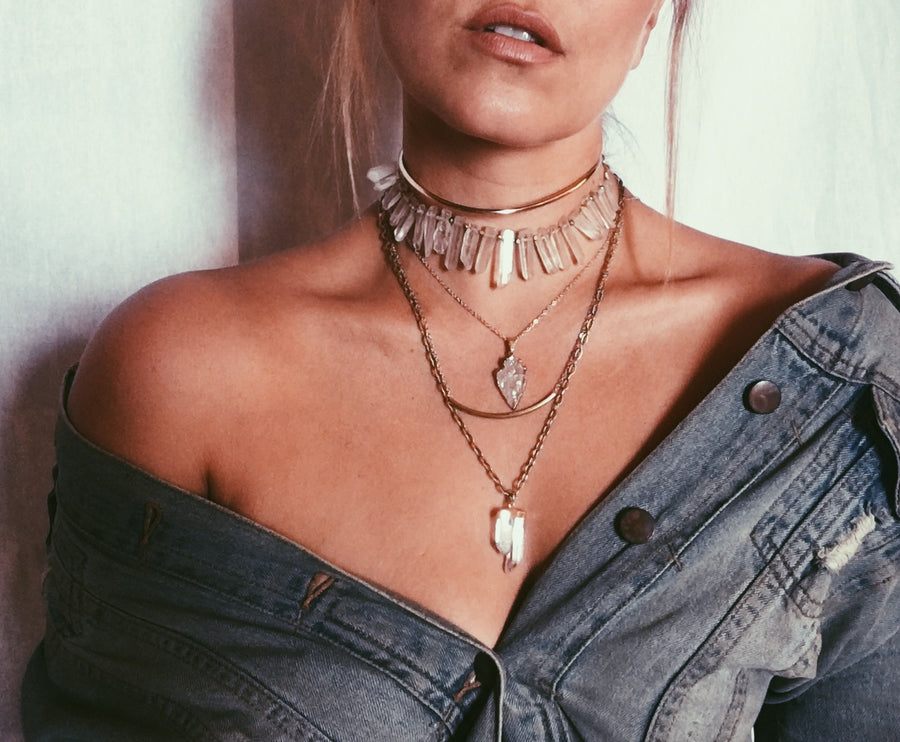 Quartz Crystal Choker